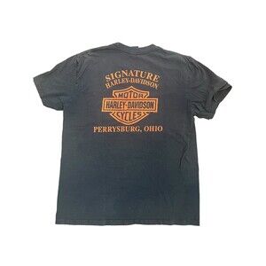 Harley Davidson Perrysburg Ohio Double Sided T-Shirt Size Large 2018